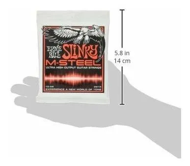 Cuerdas De Guitarra Eléctrica Ernie Ball M-steel , Delgadas