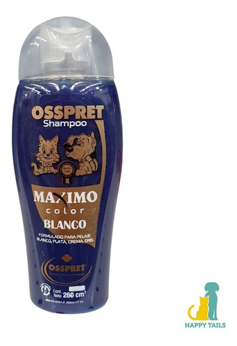 Shampoo Osspret Tonalizador Maximo Color Blanco X 260 Cc