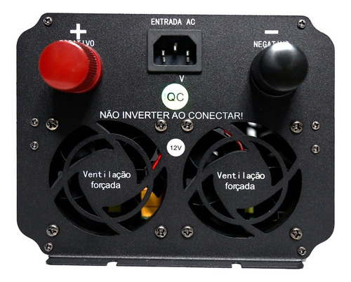 Inversor De Tensão Carregador Bateria Ifc6000 12/220v Flach