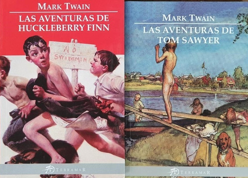 Las Aventuras De Huckleberry Finn, De Mark Twain. Editorial Terramar En Español