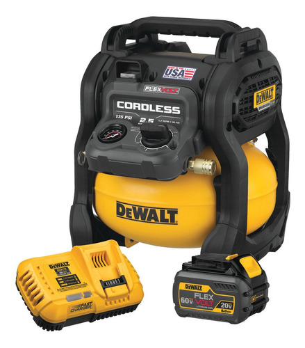 Compresor Aire Inalámbrico Flexvolt 60v Max Dewalt Dcc2560t1