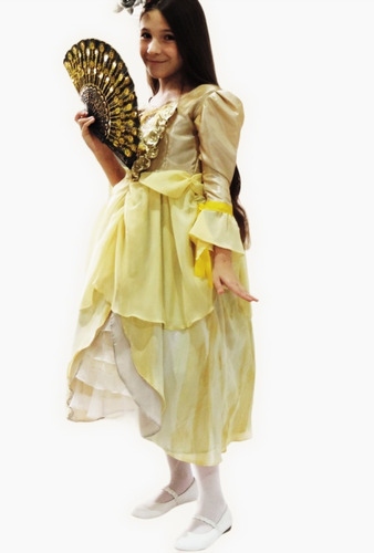 Vestido Disfraz Reina Antonieta Estilo Romántico De Luxe T 8