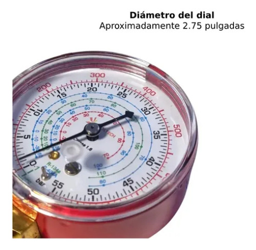 Manómetro Alta Presión R410a
