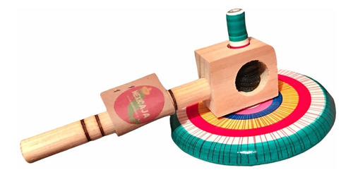 2 Trompos Churumbela - Trompo - Incluye Cuerda - Colorido -