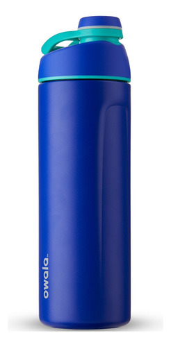 Botella termo Owala Twist de acero inoxidable de primera calidad, 710 ml, color azul