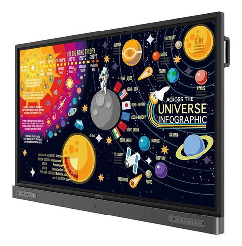 Tela Interativa Benq Led 75 Rp7502 4k Uhd Anti Germes