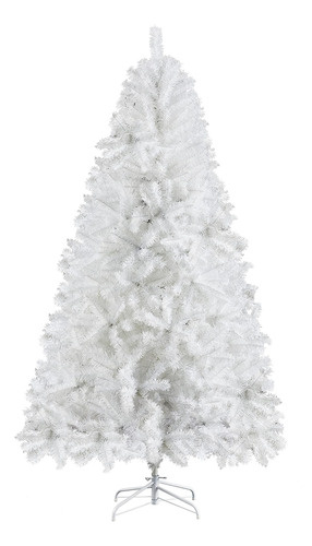 Árbol De Pino Artificial Blanco 180 Cm Para Decoración Navid