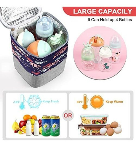 Bolsas Enfriadoras De Biberones Accmor, Aislantes Breastmilk