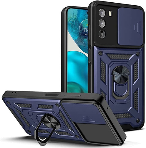 Funda Resistente Anillo Cubre Camara Para Motorola Moto G52