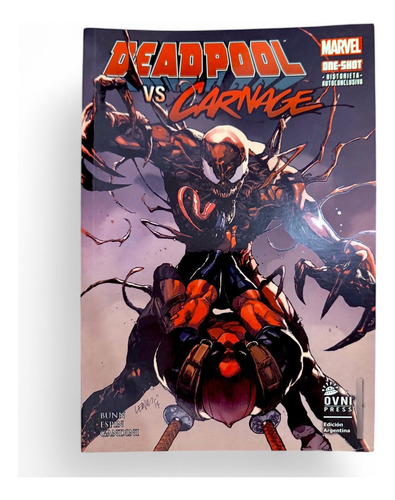 Cómic Deadpool Vs Carnage Marvel - Historieta Autoconclusiva (Usado)