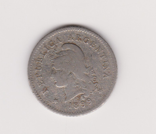 Moneda Argentina 10 Ctvs 1899 Janson 93.1 Bueno -