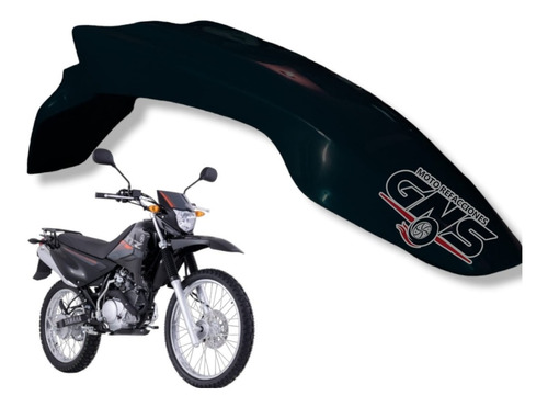 Salpicadera Delantera Negra Para Moto Yamaha Xtz125 
