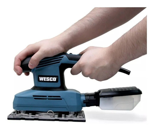 Lixadeira orbital Wesco WS4168 azul 240W 127V