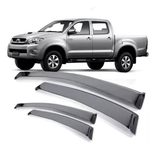 Deflector Lluvia, Goteros De Puerta, Toyota Hilux 2005/2015