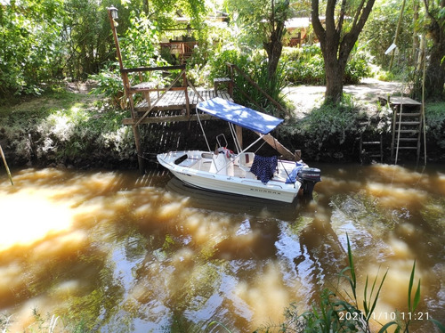Lancha Bahamas 400 + Yamaha 15hp 2t Como Nueva Oportunidad
