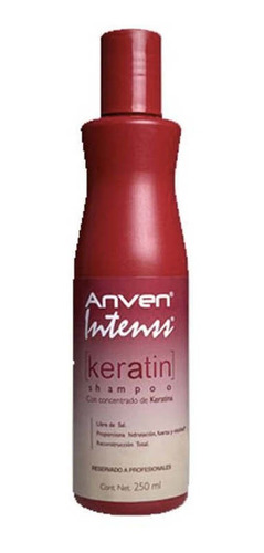 Shampoo Intenss Keratin 250 Ml - Anven