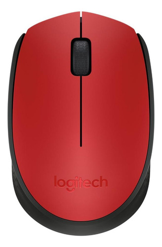 Mouse inalámbrico Logitech  M170 M170 rojo y negro