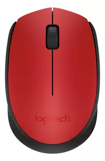 Mouse inalámbrico Logitech M170 M170 rojo y negro