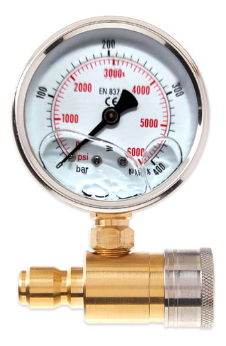 Manómetro De Presurización De 3/8 Pulgadas Con Conexión A Pr