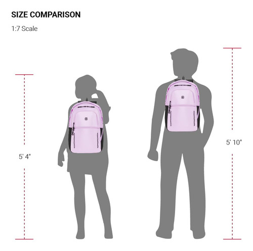 Mochila Swissgear Versa Pastel Lilac Para Portátil De 16 Pul