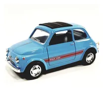 Comprar Auto Fiat 500 De Coleccion Kinsmart En Escala 1\u002F32 Friccion