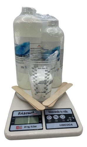 Resina Epoxica Transparente Ultraclear Plus 1.5kg Acabados