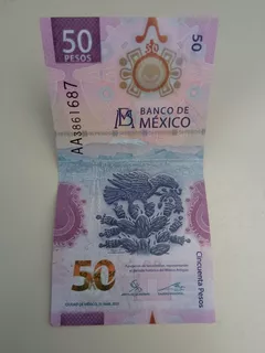 Nuevo Billete 50 Pesos Ajolote