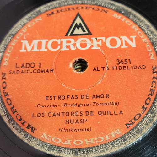 Simple Los Cantores De Quilla Huasi Microfon C5