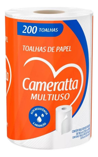 Papel Cocina Cameratta 200 Hojas 1 Unidad