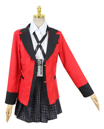 2024 Disfraz De Jabami Yumeko Kakegurui Cosplay Disfraces Jk Skir