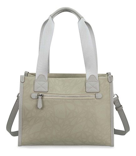Bolsa Tote Cloe Javari I Mediano Color Gris