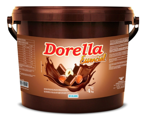 Creme De Chocolate Com Avelã Tipo Nutella - Dorella Essencial 4 Kg