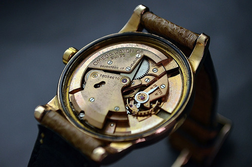 Omega Hammer Cal. 332 Plq. Ouro Rosa Ref.2493-2 Lindo/enorme (Usado)