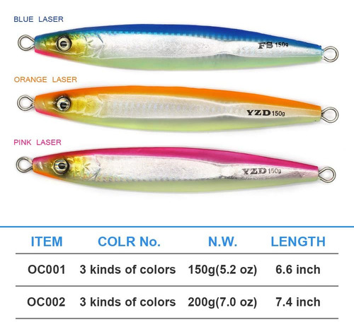 Yzd Speed Vertical Butterfly Jig - Señuelos De Pesca Para Ag