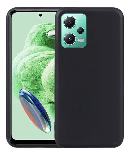 Funda De Teléfono Tpu Negra Para Xiaomi Redmi Note 12 Global