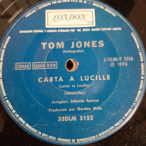 Simple Tom Jones London C18
