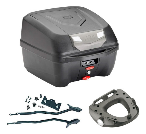 Baul Trasero 32 L Con Soporte P/ Honda Cb 500 F 2017 A 2019