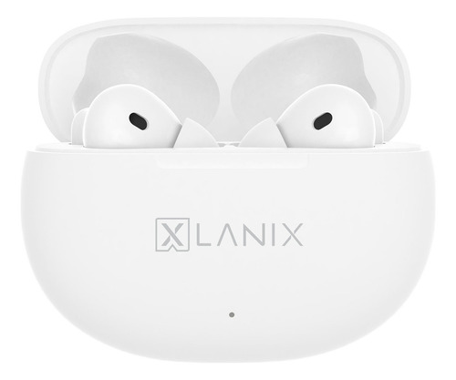 Audifonos Lanix Lxw2 Tws Blancos Cancelación De Ruido Bt5.3 Color Blanco