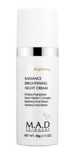 M.a.d Brightening Radiance Night Cream 