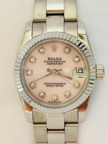 Rolex Silverpink Dama Automático