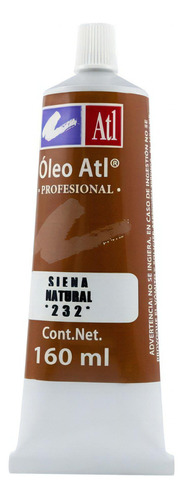 Oleo Atl T-40 160ml Arte Pintura A Escoger Color Siena Natural No. 232 1pz