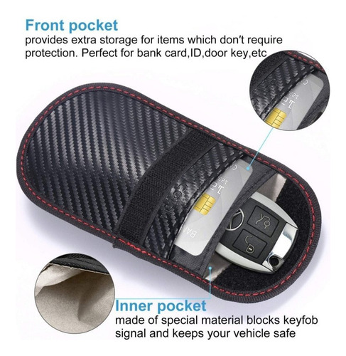 Funda Para Tarjetas Faraday, Llaves De Coche, Bloqueador De.
