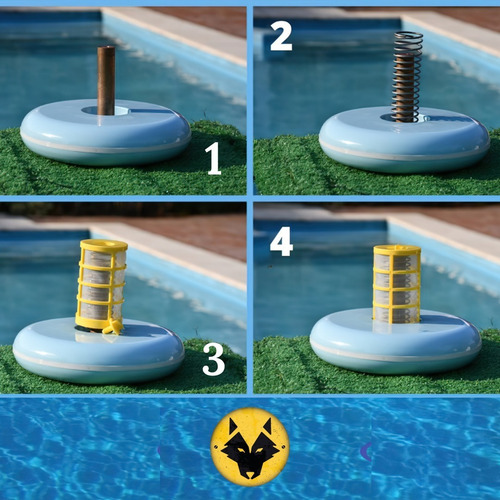 Imagen 7 de 10 de Ionizador Solar Pileta Piscina Boya Anti Sarro Y Bacterias