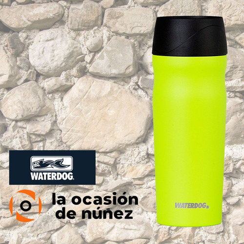 Imagen 4 de 7 de Vaso Termico Waterdog Hermetico Acero Inoxidable 450cc