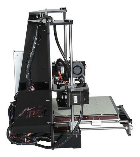 Impresora 3D Anet A6 color black/transparent con tecnología de impresión FDM