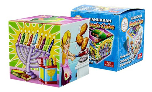 Hanukkah Juego De Estilo Cubo Mágico Con Las Imágenes K8q1e