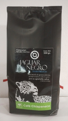 Café Jaguar Negro 500grs Tostado Y Molido