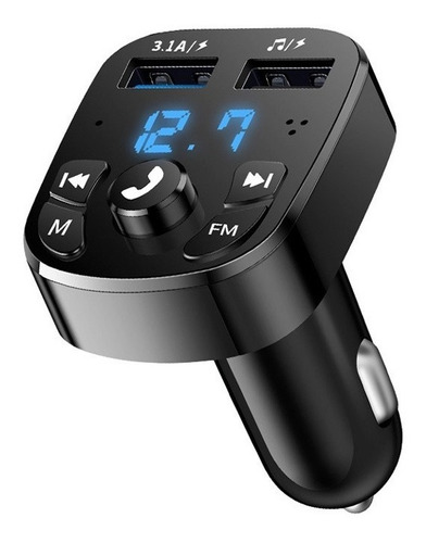 Transmisor Fm Bluetooth Adaptador X8 Mp3 Sd Cargador Carro