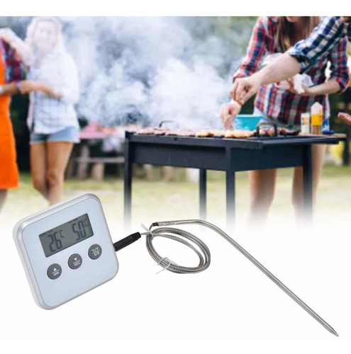 Termómetro De Cocina Meat Smart Con Pantalla Led Digital De