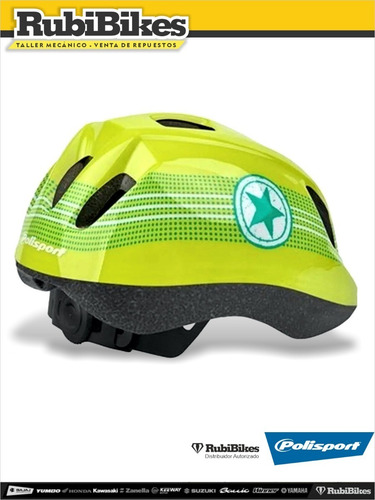 Casco De Bicicleta Para Niños Polisport Popstar 48 A 52 Cm